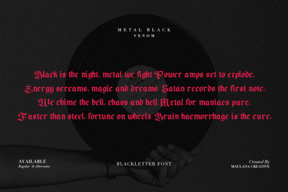 Blackey Font - Preview 5
