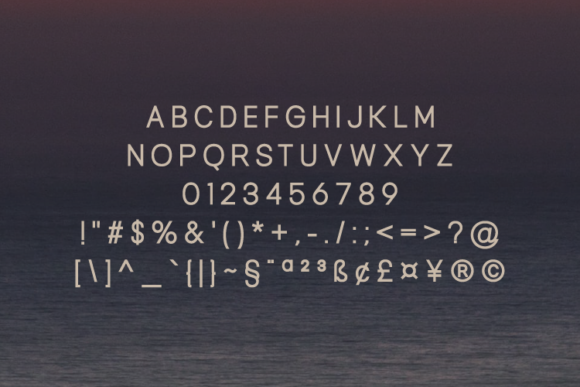 Mezza Bold Font PNG with transparent background - Preview 1