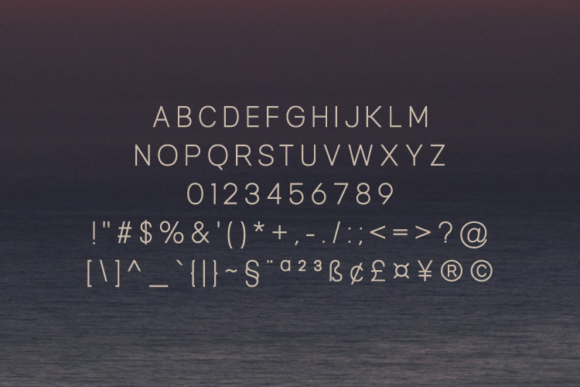 Mezza Font PNG with transparent background - Preview 1