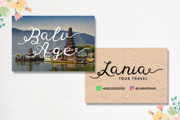 Afilia Font - Preview 3