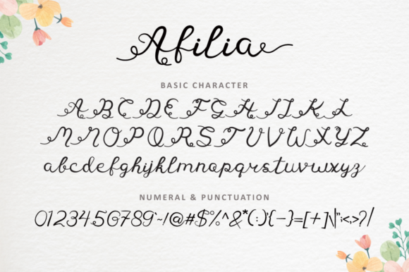 Afilia Font - Preview 6
