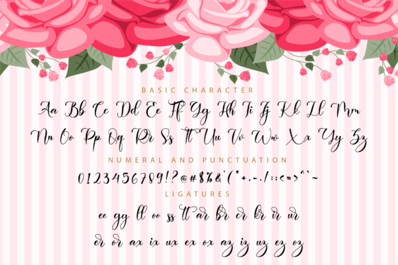 Avarelove Script Font - Preview 6