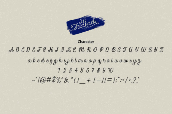 Feedback Font - Preview 5