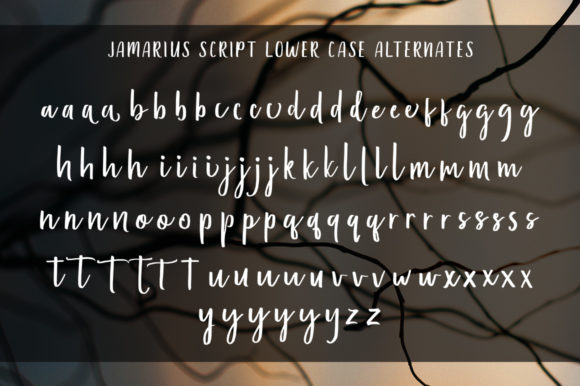 Jamarius Font PNG with transparent background - Preview 3