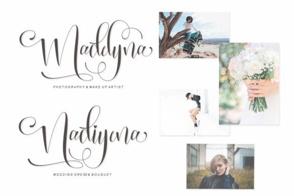 Micheliya Font PNG with transparent background - Preview 1