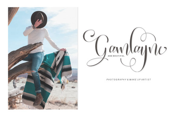 Micheliya Font PNG with transparent background - Preview 3