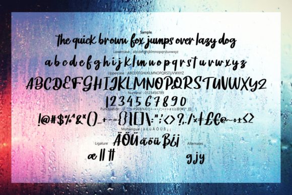 Noifale Font font preview - 5