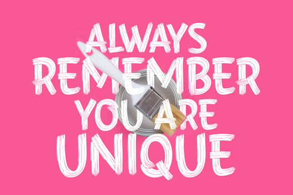 Ora Kuas Font PNG with transparent background - Preview 4