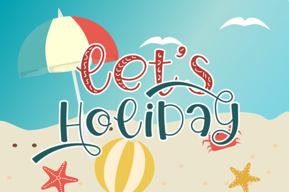 Orange Milkshake Font PNG with transparent background - Preview 1