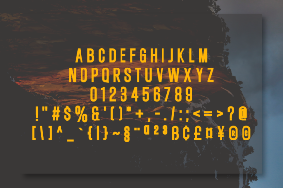 Pashalovia Extra Bold Font PNG with transparent background - Preview 1