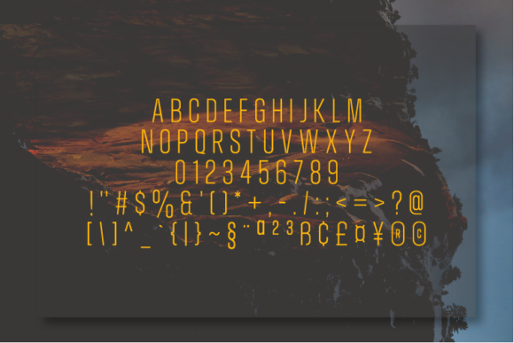 Pashalovia Thin Font PNG with transparent background - Preview 1