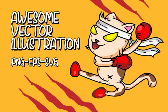 Paw Fighter Font PNG with transparent background - Preview 3