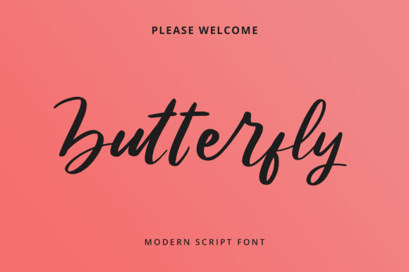 Butterfly Font - Preview 5