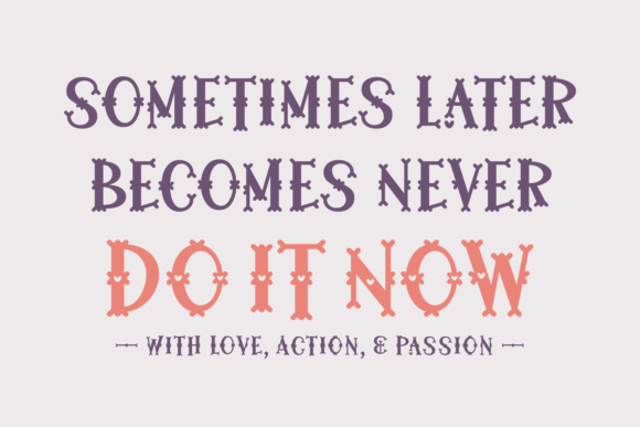 Githo Love Font PNG with transparent background - Preview 1