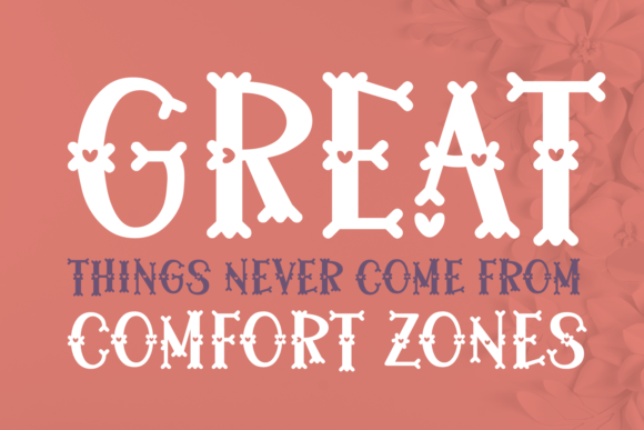 Githo Love Font PNG with transparent background - Preview 2
