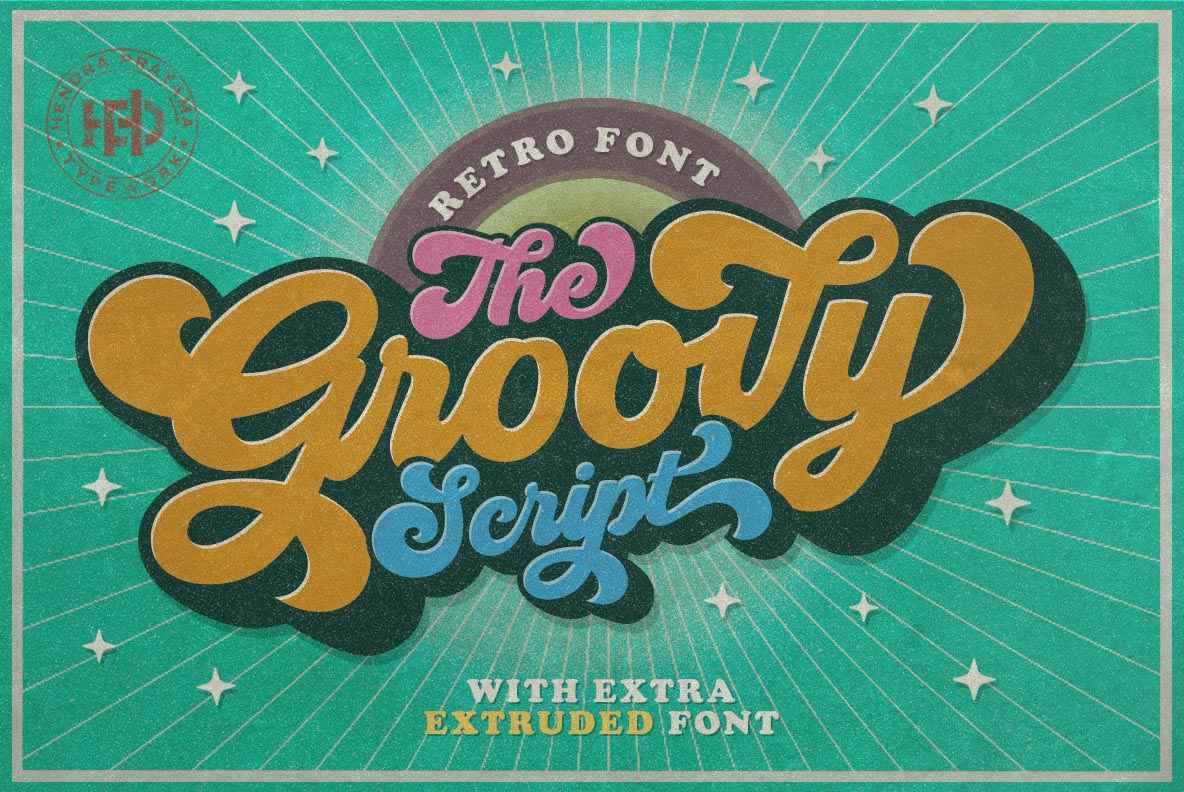Groovy Font by hptypework preview