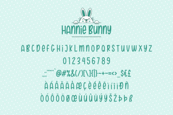 Hannie Bunny Font - Preview 6