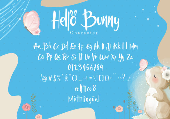 Hello Bunny Font - Preview 3