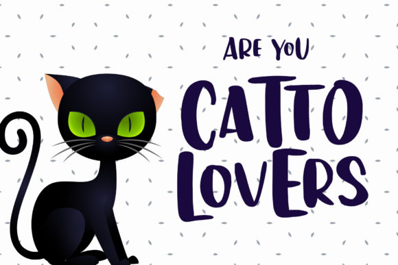 Hello Catto Font - Preview 4