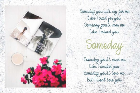 Moody Star Font font preview - 3