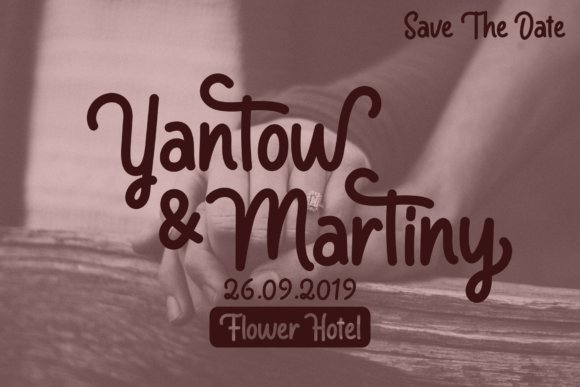 Santuy Font PNG with transparent background - Preview 4