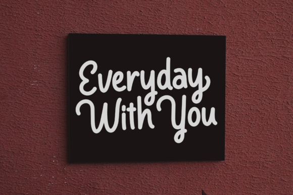 Santuy Font PNG with transparent background - Preview 5