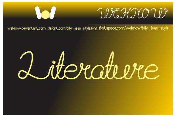 Billie Jean Font - Preview 3