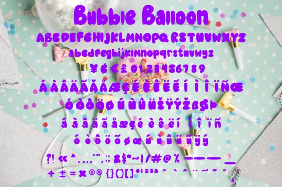 Bubble Balloon Font - Preview 5