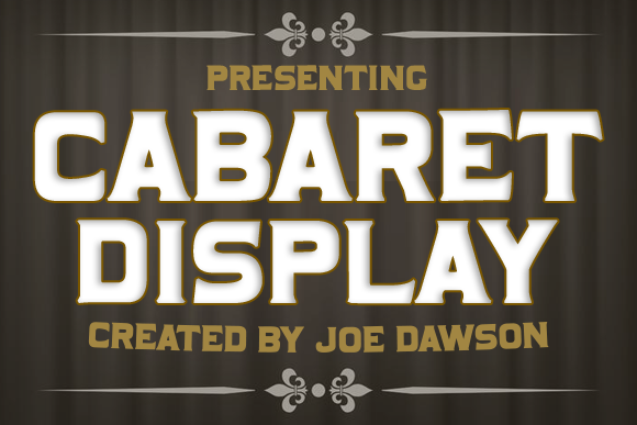 Cabaret Display Font - Preview 1