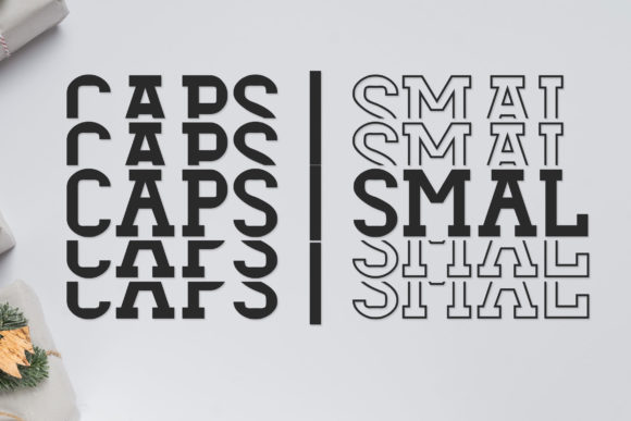 Dezire Stacked Font PNG with transparent background - Preview 1