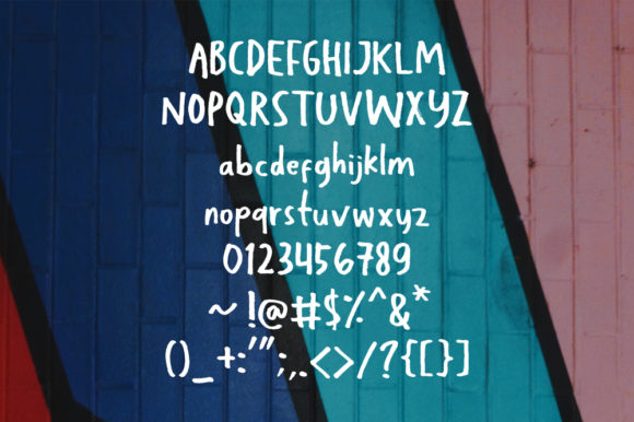 Kids Rebel Font PNG with transparent background - Preview 4