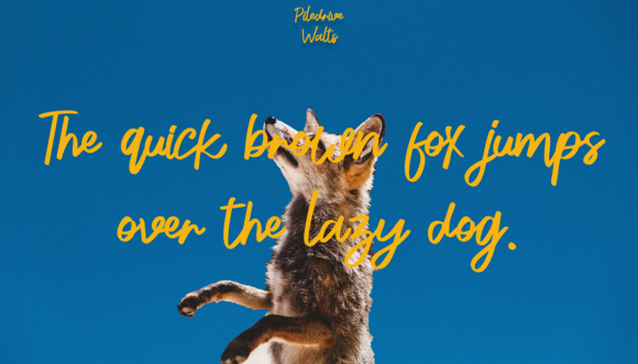 Piledrive Walts Font PNG with transparent background - Preview 1