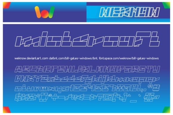 Big Windows Font - Preview 1