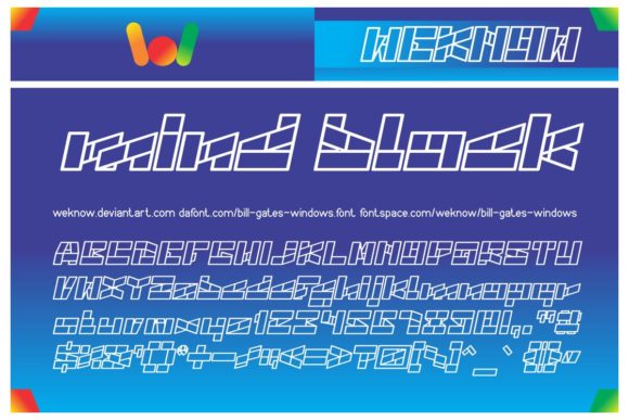 Big Windows Font - Preview 2