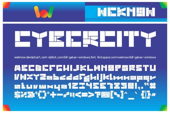 Big Windows Font - Preview 3