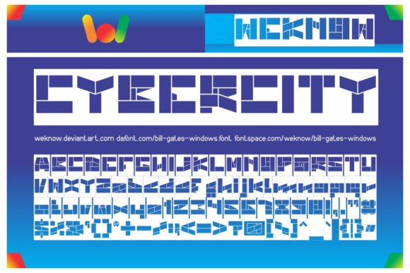 Big Windows Font - Preview 4