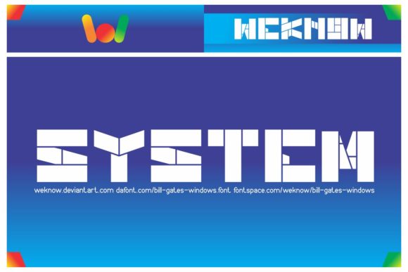 Big Windows Font - Preview 6