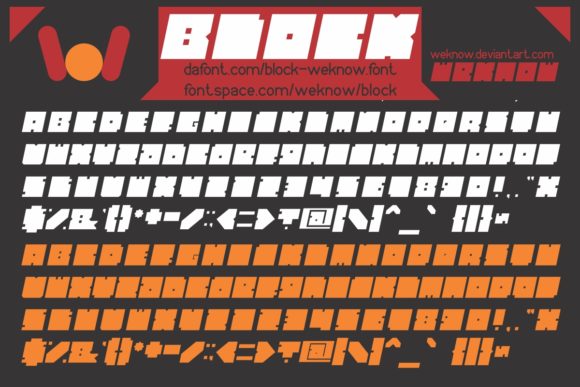Block Font - Preview 1