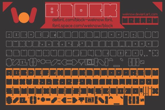 Block Font - Preview 2