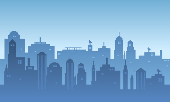 City Background with Many Buildings Graphic by cityvector91 · Creative ...