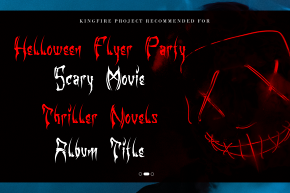 Kingfire Font PNG with transparent background - Preview 3