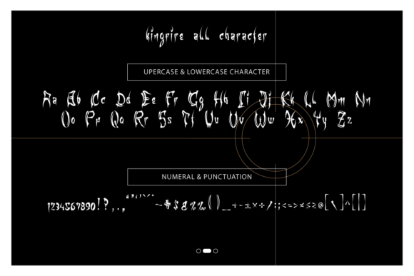 Kingfire Font PNG with transparent background - Preview 5