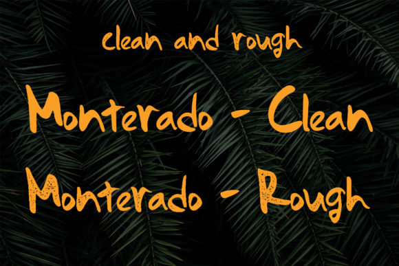 Monterado Font PNG with transparent background - Preview 1