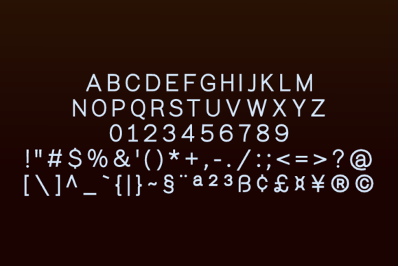 Nextart Semi-Bold Font PNG with transparent background - Preview 1