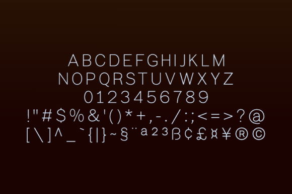 Nextart Thin Font font preview - 1