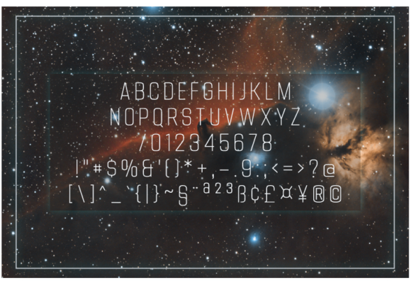 Obligod Extra Light Font PNG with transparent background - Preview 1
