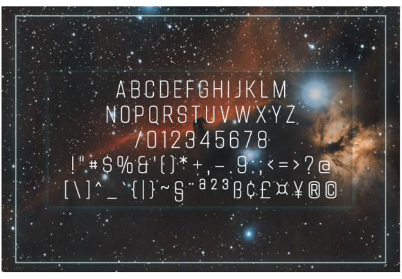 Obligod Light Font PNG with transparent background - Preview 1