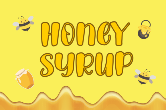 Pancake Mango Font PNG with transparent background - Preview 3
