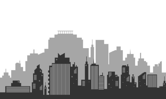 Background City Silhouette Graphic by cityvector91 · Creative Fabrica