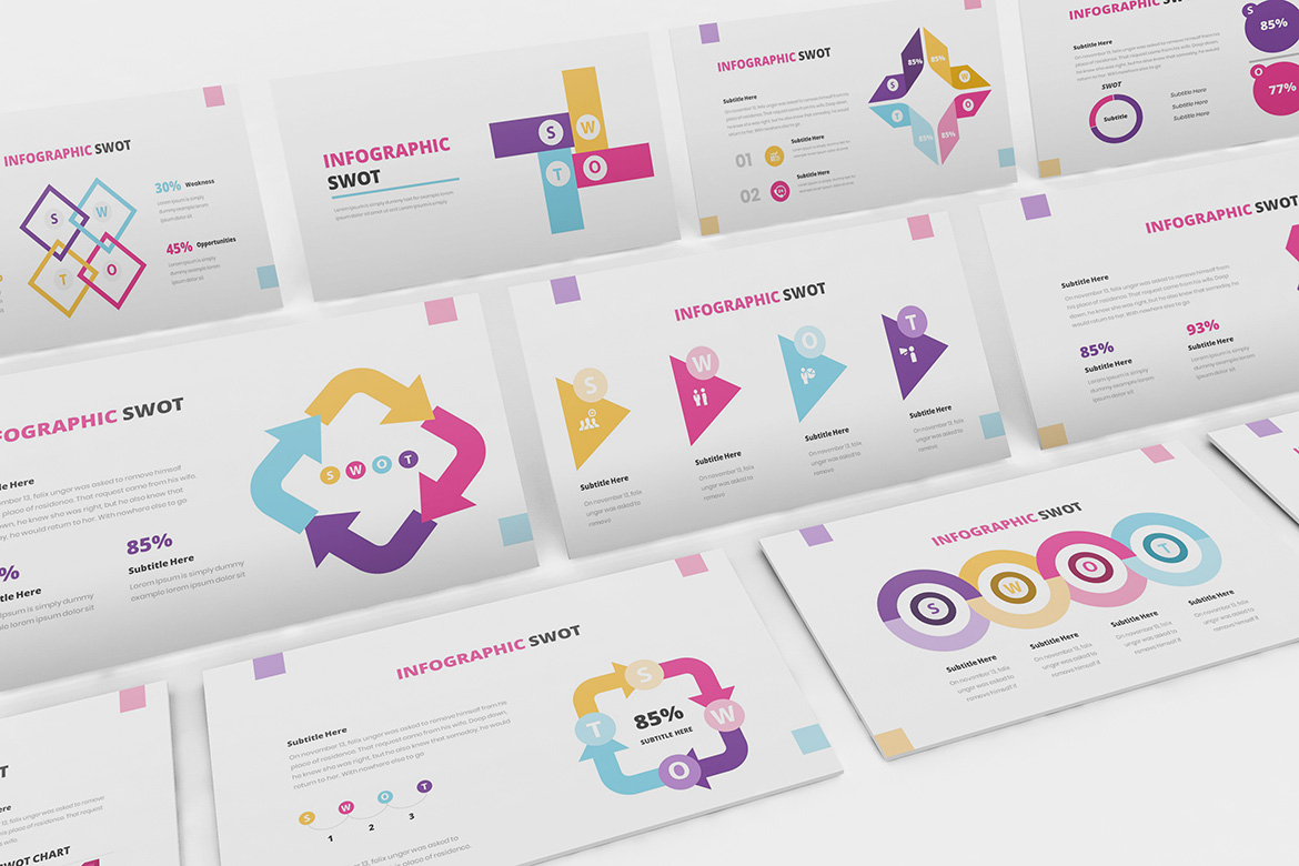 Swot Infographic Google Slides Graphic by formatikastd · Creative Fabrica